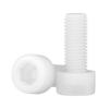 Tornillos de Cabeza Cilíndrica con Hexágono Interior de Plástico Blanco Tornillos de Nailon Pa66 Tornillos de Cabeza de Copa con Hexágono Interior de Plástico M3-M12