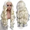 Nuevas Pelucas Europeas y Americanas 2025, Pelucas Diarias de Anime, Cabello Largo Rizado con Raya Media, Cabello Rizado de Alambre de Alta Temperatura, Ventas Directas de Fábrica
