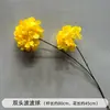 Flores de Casamento Amarelas Falsas Flores para Caminho de Palco Arranjo de Noivado Flores de Chão Decoração de Casa Enfeites de Flores Artificiais