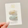 Nuevo Estilo Pinza para el Cabello para Flequillo, Pasador de Acetato para Frente y Lado, Set de 3 Pinzas para el Cabello para Fijar Cabello Suelto, Pinza Retro 2025Bb