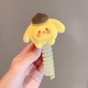 Anillos para el Cabello de Línea Telefónica Enrollable para Niños Cuerda para Atar el Cabello sin Gomas Dibujos Animados Sanrio Goma Elástica para Cola de Caballo Alta de Niñas Accesorios para el Cabello