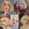 Moda Europeia e Americana Franja de Ar Cabelo Cacheado Ondulação d'Água Cor de Venda Quente na África Cabelo Cacheado Headset