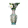 Adornos Decorativos Bogu Estante Bogu de Jingdezhen Porche de Flores Coloridas Sala de Estar Cerámica Cerámica Cerámica Esmalte Arreglo Floral Chino Seco