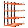 Novo Rack de Armazenamento de Madeira Montado na Parede da Amazon Removível para Depósito Multiuso Rack de Exibição de Skate Rack de Armazenamento