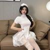 Lencería Sexy Azafata Sexy Ol Coqueteo Caliente Pasión de Cama Uniforme de Enfermera Tentación Otoño e Invierno Gratis Pura Pasión