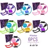 Círculo de Pilates Juego de Seis Piezas Anillo de Yoga para Pilates Correa de Estiramiento Toalla de Tirar de Látex con Pelota de Yoga de 25 cm Bolsa de Caja de Color