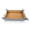 Cama para Mascotas de Ratán Alfombrilla Refrigerante de Doble Cara para Gatos Almohadilla Refrigerante Jaula para Gatos Cama para Perros de Lona Cama para Gatos Resistente a los Arañazos Transpirable Sensación Fresca