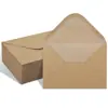 Sobre Creativo de Papel Kraft Transfronterizo A6A7 Sobre Estilo Occidental Almacenamiento de Papel para Cartas Empaque de Regalo Bolsa de Sobre de Papel Kraft