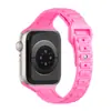 Adecuado para correas de Apple Watch iWatch S12/S10/9/8/Ultra3/Se Cintura Pequeña Correa de Reloj de Silicona de Tres Perlas