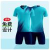 Conjunto de Uniforme de Futebol Jiuduo Masculino Personalizado DIY de Manga Curta Feminino Adulto Juvenil Treino Esportivo Jogo Uniforme de Equipe