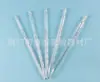 1ml 2ml 3ml 5ml 10ml pipeta de vidrio graduada gotero pipeta de índice soplado de burbuja succión corta