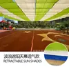 Toldo Vela Ondulado, Toldo Retrátil, Toldo Retrátil, Cortina de Toldo Impermeável, Toldo Impermeável, Proteção UV
