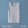 Camiseta Regata Masculina Amazon 100% Algodão, Alça Larga, Camiseta Base para Primavera e Verão, Colete de Alça Larga