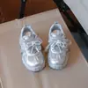 Zapatillas para Niñas 2026 Primavera Nuevos Zapatos de Princesa de Dibujos Animados para Niños Suela Suave Antideslizantes Casuales Malla Blancos