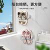 Estante de listones para baño, inodoro sin perforaciones, zapatero de pared, almacenamiento de zapatos, inodoro, escurridor de pared para puerta