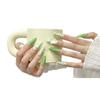 Hecho a mano Usar Armadura Rosa Sol verde claro Alta calidad Lujo Ligero Dopamina Verano Suave Combinable Desmontable