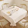 Mantel Cuadrado, No Lavable, Impermeable al Aceite, Impermeable, Resistente al Calor, Tacto de Lujo, Cubierta de Mesa de Café de Gama Alta, Cubierta Pequeña para Mesa Cuadrada