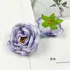 Guirnalda retro DIY con borde tostado simulado, tocado de flores de ciruelo, adornos florales para fotografía, accesorios florales.