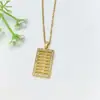 Colar Feminino de Aço Inoxidável Joias Nicho Versátil Pingente de Cobre Elegante Corrente para Clavícula Joias Corrente Leve de Luxo