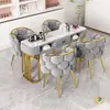 Escritorio y silla para uñas de lujo ligero, juego de estilo japonés para dos personas, escritorio plegable económico para uñas y silla, juego