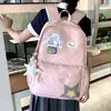 Mochila de Lunares, Mochila de Gran Capacidad Estilo Ins para Chicas de Secundaria y Preparatoria, Mochila de Viaje Elegante para Estudiantes de Primaria
