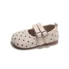 Zapatos Mary Jane de Colores Dulces para Niñas, Nuevo Estilo Coreano de Lunares Mango Lindos Zapatos Planos Suaves Adorables para Niñas