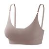 Sujetador Inalámbrico para Mujer, Sujetador Deportivo Talla Grande, Hermosa Espalda Push-Up Estilo Camisola Sujetador de Yoga Sin Costuras para Mujer