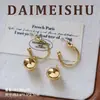 Moda Europea y Americana Exquisitos Pendientes Brillantes en Forma de C de Corazón y Lirio del Valle, Lujo Ligero, Sensación de Alta Gama, Pinzas para Orejas y Accesorios para Orejas Versátiles