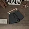 Shorts Deportivos Versátiles de Rayas Color-Block con Cordón de Moda para Mujer, Estilo Coreano de Verano, Cintura Alta, Sueltos, Adelgazantes, Hot Pants