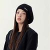 Fábrica de Boinas de Mohair En Stock Tejida para Cabeza Grande Sombrero de Artista para Mujer, Otoño e Invierno Venta al por Mayor Boina de Lana