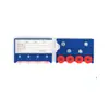 Hao Tian Yonggu Material Magnético Almacén de Tarjetas Etiqueta Placa de Identificación Estante Señal de Identificación Etiqueta de Papel Insertable Azul Rojo Blanco
