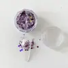 Nuevas uñas de lentejuelas estilo coreano uñas pop flash sirena Ji lentejuelas hexagonales resorte de cebolla traje de primavera y verano decoraciones para uñas
