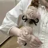 Súper de Hada, Diadema para el Cabello de Alta Calidad con un Moño, Elegante Diadema de Flor de Rosa, Moderno Accesorio para Cola de Caballo