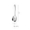 Cuchara de acero inoxidable 304 Cuchara pública dorada Cuchara para comida de buffet Cuchara de servicio para restaurante occidental Cuchara colador Cuchara para comida