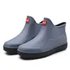 Directamente del fabricante: Botas de Lluvia de Moda para Hombre, Zapatos de Agua Bajos, Botas de Lluvia de Corte Corto Estilo Coreano, Zapatos de Goma Impermeables Antideslizantes, Estilo Coreano