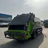 Caminhão de Saneamento, Caminhão de Transporte de Lixo Doméstico, Caminhão de Lixo com Compactador de Balde Traseiro Multifuncional, Caminhão de Coleta de Lixo Autodescarregável