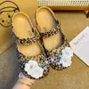 Zapatos de ballet con estampado de lunares estilo Ins, leopardo KT, accesorios para DIY, dijes de zapatos de moda y versátiles, hebillas decorativas para zapatos con agujeros