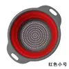 Cesta de Drenagem Redonda Utensílios de Cozinha Cesta de Drenagem Dobrável Cesta para Legumes Cesta para Frutas Suporte de Drenagem para Cozinha Suporte de Drenagem Telescópico