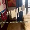Varal de Viagem Hotel Portátil Artefato para Secar Roupas ao Ar Livre à Prova de Vento Quarto Varanda Interno Dobrável Pendurar Roupas Rack de Corda