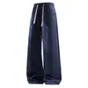 Pantalones de chándal rectos de otoño para hombre, corte holgado, talla grande, estilo americano con remaches, pantalones deportivos de moda, pantalones de chándal versátiles y a la moda para hombre