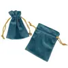 Venda Direta de Fábrica Sacos de Veludo, Sacos de Armazenamento para Fones de Ouvido de Celular, Sacos de Veludo com Cordão à Prova de Poeira para Embalagem de Joias