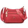 Bolsa de Tecido de Nylon Leve Repelente à Água Bolsa Transversal Casual para o Dia a Dia Novo Estilo Bolsa Simples de Bolinho Bolsa de Ombro Feminina da Moda