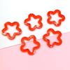 Chaveiro Pingente de Estrela de Cinco Pontas 30mm Pacote de Material de Pingente Acessórios de Joias Acrílicas DIY Estrela Acrílica