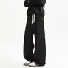 Pantalones Anchos Sueltos de Talla Extra para Hombre en Primavera y Verano con Diseño Estructural Pantalones Casuales Rectos para Personas Altas y Pantalones Deportivos Extensos