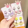 2025 Nuevos Pendientes Falsos Anti-Dolor de Princesa Kuromi para Niñas Pendientes de Dibujos Animados de Verano para Niños Sin Perforación Pendientes Joyería