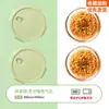 Caja Conservadora de Alimentos, Fiambrera de Vidrio Dividida, Fiambrera Bento Resistente al Calor, Recipiente para Microondas, Fiambrera para Oficinistas, Vidrio de Borosilicato Alto