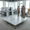 Piso Antiestático Todo Acero Personalizado 600*600 para Salas de Servidores, Centros de Datos, Salas de Distribución de Energía y Salas de Monitoreo con Protección Antiestática Elevada