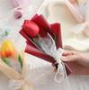 Flores Artificiales, Tulipanes Falsos, Flores Terminadas, Pequeños Ramos, Adornos, Decoraciones, Recuerdos, Regalos, Mayoreo, Flores Hechas a Mano Transfronterizas