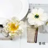 Cabeça de Flor de Delfínio Simulada DIY Tecido de Seda Cabeça de Flor Artificial Material para Guirlanda Arranjo de Flores Ornamento para Fotografia de Casa