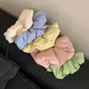 Scrunchie de Satén Imitación Seda Oversize para Otoño e Invierno para Mujer, Goma para Moño de Gama Alta